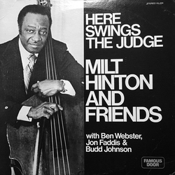 Milt Hinton And Friends Here Swings The Judge VINYL LP US
