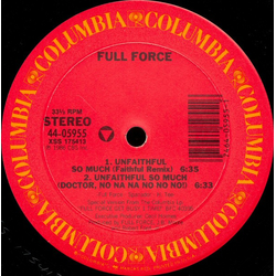 Full Force Unfaithful So Much VINYL 12" - 33 ⅓ RPM
