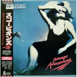 Scorpions Savage Amusement VINYL LP - Promo White Label