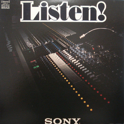 Various Listen! VINYL LP - Compilation Promo Japan