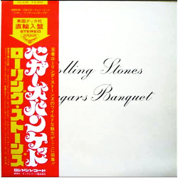 The Rolling Stones Beggars Banquet VINYL 7" - 33 ⅓ RPM Single Sided Stereo Stereo