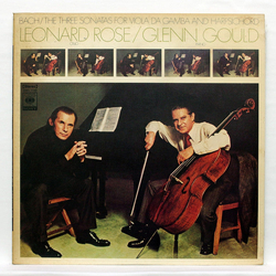 Johann Sebastian Bach The Three Sonatas For Viola Da Gamba And Ha VINYL LP - Stereo Japan