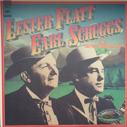 Flatt & Scruggs The Foggy Mountain Boys Vol. 1 VINYL LP - Compilation Mono