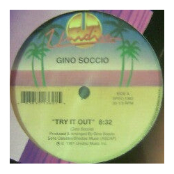 Gino Soccio Try It Out VINYL 12" - Reissue 33 ⅓ RPM USA & Canada