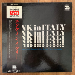Thelonious Monk In Italy VINYL LP - Stereo Japan