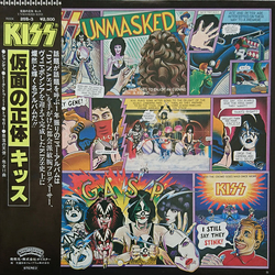 Kiss Unmasked VINYL LP - Stereo Japan