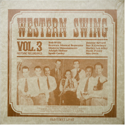 Various Western Swing Vol. 3 (Historic Recordings) VINYL LP - Compilation