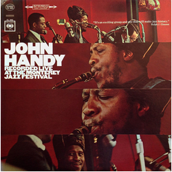 John Handy Recorded Live At The Monterey Jazz Festival VINYL LP - Reissue Repress Stereo