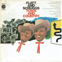 Flatt & Scruggs Town And Country VINYL LP - Reissue Stereo