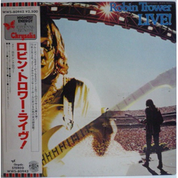 Robin Trower Robin Trower Live! VINYL LP - Promo