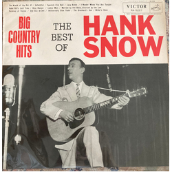 Hank Snow Big Country Hits The Best Of Hank Snow VINYL LP - Mono
