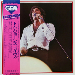 Tom Jones Tom Jones トム・ジョーンズ・ライヴ! = Tom Jones Live! VINYL LP - Compilation Stereo