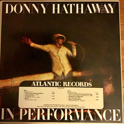 Donny Hathaway In Performance VINYL LP - Stereo US