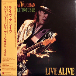 Stevie Ray Vaughan & Double Trouble Live Alive VINYL LP - Stereo Japan