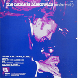 Adam Makowicz The Name Is Makowicz (Ma-kó-vitch) VINYL LP