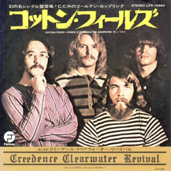 Creedence Clearwater Revival Cotton Fields VINYL 7" - 45 RPM Single Stereo