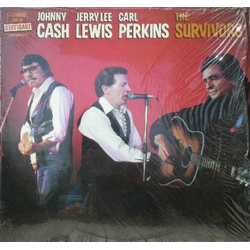 Carl Perkins Jerry Lee Lewis Johnny Cash The Survivors VINYL LP