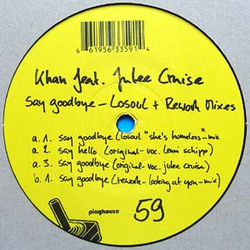 Julee Cruise Khan Say Goodbye (Remixes) VINYL 12" - 33 ⅓ RPM