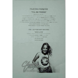 Claudia Vazquez Le Pois Melyssa I'll Be There / Sing Love VINYL 12" - Maxi-Single Promo