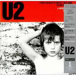 U2 Two Hearts Beat As One VINYL 12" - 45 RPM