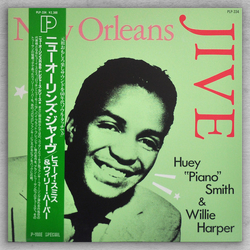 Huey "Piano" Smith Willie Harper New Orleans Jive VINYL LP - Compilation