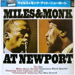 The Miles Davis Sextet The Thelonious Monk Quartet Miles & Monk At Newport VINYL LP - Reissue Stereo