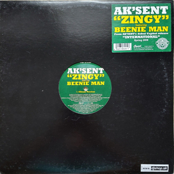 Ak'sent Beenie Man Zingy VINYL 12INCH