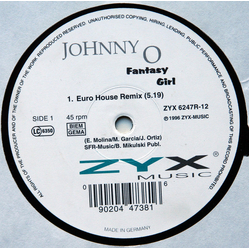 Johnny O Fantasy Girl VINYL 12" - Mixed