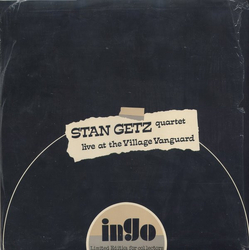 Stan Getz Quartet Live At The Village Vanguard VINYL LP - Mono Unofficial Release