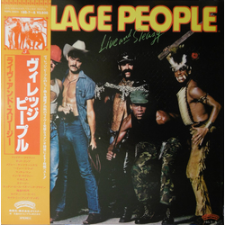 Village People Live And Sleazy VINYL LP