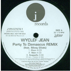 Missy Elliott Wyclef Jean Party To Damascus (Remix) VINYL 12" - Promo