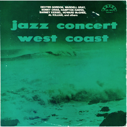 Al Killian Barney Kessel Dexter Gordon Hampton Hawes Howard McGhee Sonny Criss Wardell Gray Jazz Concert - West Coast VINYL LP - Mono Reissue