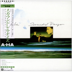 a-ha Scoundrel Days VINYL LP - Promo