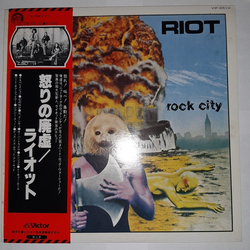 Riot (4) Rock City VINYL LP - Promo Stereo