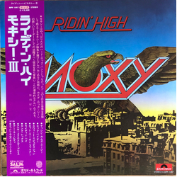 Moxy (2) Ridin' High VINYL LP - Promo