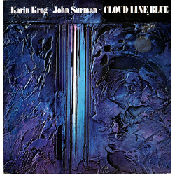 John Surman Karin Krog Cloud Line Blue VINYL LP - Stereo