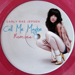 Carly Rae Jepsen Call Me Maybe Remixes VINYL 12" - 33 ⅓ RPM Unofficial Release