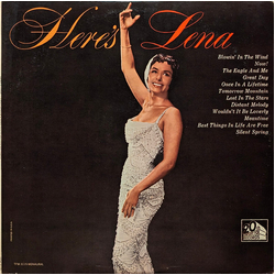 Lena Horne Here's Lena VINYL LP - Mono