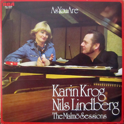 Karin Krog Nils Lindberg As You Are. The Malmö Sessions VINYL LP - Reissue Stereo