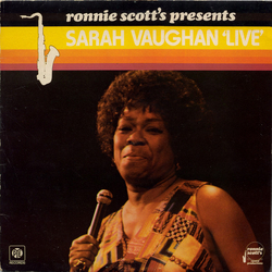 Sarah Vaughan Ronnie Scott's Presents Sarah Vaughan Live VINYL LP