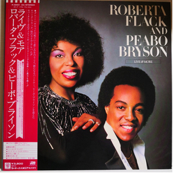 Peabo Bryson Roberta Flack Live & More VINYL LP