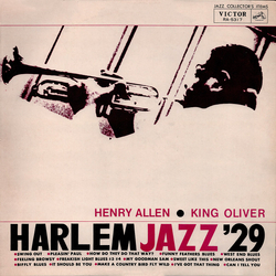 Henry "Red" Allen King Oliver Harlem Jazz '29 VINYL LP - Compilation