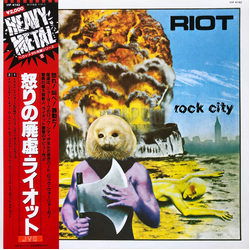 Riot (4) Rock City VINYL LP - Repress