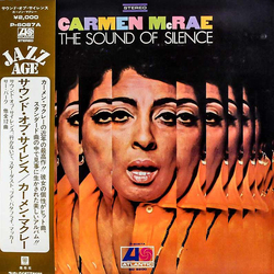 Carmen McRae The Sound Of Silence VINYL LP - Reissue
