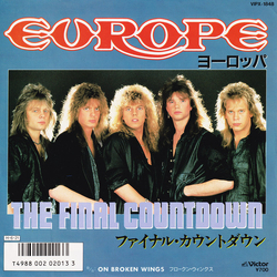 Europe (2) The Final Countdown VINYL 7" - 45 RPM Single