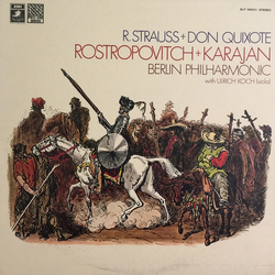 Berliner Philharmoniker Herbert Von Karajan Mstislav Rostropovich Richard Strauss Ulrich Koch Don Quixote VINYL LP - Stereo