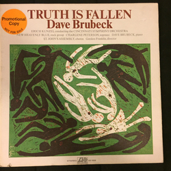 Dave Brubeck Truth Is Fallen VINYL LP - Stereo