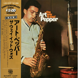Art Pepper ...The Way It Was! VINYL LP - Limited Edition Reissue