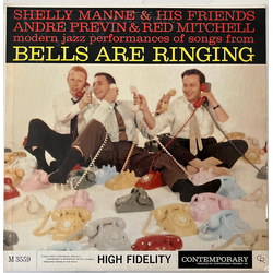 André Previn Red Mitchell Shelly Manne & His Friends Bells Are Ringing VINYL LP - Mono