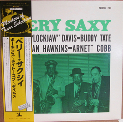 Arnett Cobb Buddy Tate Coleman Hawkins Eddie "Lockjaw" Davis Very Saxy VINYL LP - Reissue Stereo